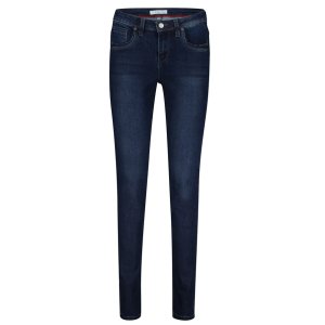 RED BUTTON Damen Jeans Jimmy – Slim Fit in Darkstone Used