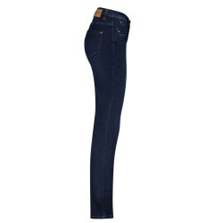 RED BUTTON Damen Jeans Jimmy – Slim Fit in Darkstone Used