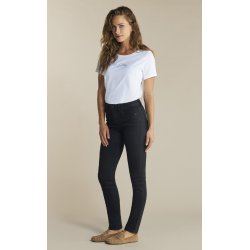 RED BUTTON Damen Jeans Jimmy – Slim Fit in Schwarz 42