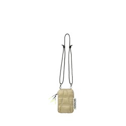 SENSES The Label Täschchen – Damen Umhängetasche – Stepp-Design in Olive