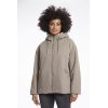 Rino & Pelle Damen Wendejacke Ines.7002512 – Wendbare Jacke mit Kapuze in Taupe & Leo-Print