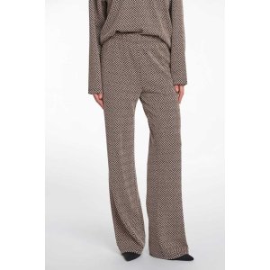 Rino & Pelle Damen Hose Lenny.7002513 – Weite Hose mit grafischem Muster in Sand-Mix