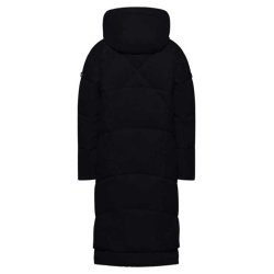 FRIEDA&FREDDIES Damen Mantel Thermolite Coat 5801 – Langer Steppmantel in Schwarz