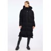 FRIEDA&FREDDIES Damen Mantel Thermolite Coat 5801 – Langer Steppmantel in Schwarz