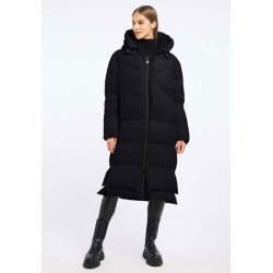 FRIEDA&FREDDIES Damen Mantel Thermolite Coat 5801 – Langer Steppmantel in Schwarz 44
