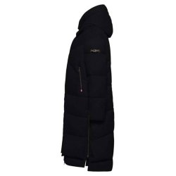 FRIEDA&FREDDIES Damen Mantel Thermolite Coat 5801 – Langer Steppmantel in Schwarz 44