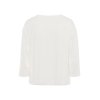TUZZI Damen Shirt 425453-085 – 3/4-Arm Shirt mit Frontprint in Ecru