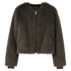 KAOS Damen Bomberjacke RIJLE001 – Kunstfell-Jacke...