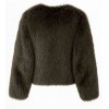 KAOS Damen Bomberjacke RIJLE001 – Kunstfell-Jacke in Fango 38