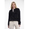RINO&PELLE Damen Jacke Bubbly 5002621 – Kurzjacke in Teddy-Optik in Black XL