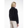 RINO&PELLE Damen Jacke Bubbly 5002621 – Kurzjacke in Teddy-Optik in Black XL