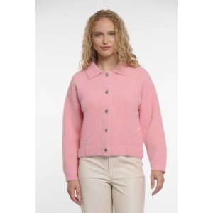 RINO&PELLE Damen Jacke Bubbly 5002621 – Kurzjacke in Teddy-Optik in Candy S