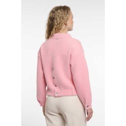 RINO&PELLE Damen Jacke Bubbly 5002621 – Kurzjacke in Teddy-Optik in Candy S