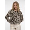 RINO&PELLE Damen Jacke Bubbly 5002621 – Kurzjacke in Teddy-Optik in Leo
