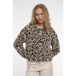 Rino & Pelle Damen Jacke Bubbly 5002621 – Kurzjacke in Teddy-Optik in Leo L