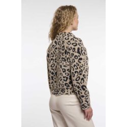 Rino & Pelle Damen Jacke Bubbly 5002621 – Kurzjacke in Teddy-Optik in Leo L