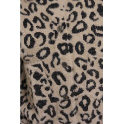 Rino & Pelle Damen Jacke Bubbly 5002621 – Kurzjacke in Teddy-Optik in Leo L