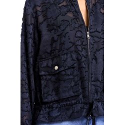RINO&PELLE Damen Jacke Priori.7002621 – Zip Jacket in Dark Navy 40