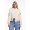 RINO&PELLE Damen Bomberjacke Banner.7002621 – Satin Bomber Jacket in Birch