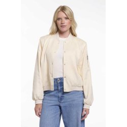 RINO&PELLE Damen Bomberjacke Banner.7002621 – Satin Bomber Jacket in Birch 44