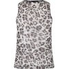 SPORTALM Damen Top 250302 – Ärmelloses Mesh-Top mit Animal-Print aus der Linie Elevated Everyday
