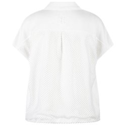 SPORTALM Damen Shirt 400234-0003 – Kurzarm-Poloshirt mit Animal-Print-Details