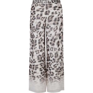 SPORTALM Damen Hose 650303-0201 – Weite Sommerhose mit Animal-Print 42