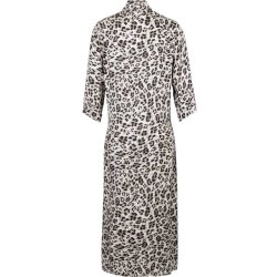 SPORTALM Damen Kleid 550270-201 – Elegantes Sommerkleid mit Animal-Print und Bindegürtel 40
