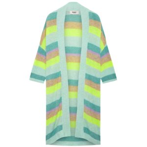 SENSES The Label Damen Strickjacke SE2601-4050-11 – Offene Cardigan in Multi Color M/L