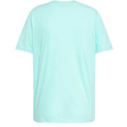 SENSES The Label Damen T-Shirt SE2601-3032-11 – Basic Tee in Türkis mit Neon-Print S