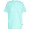 SENSES The Label Damen T-Shirt SE2601-3032-11 – Basic Tee in Türkis mit Neon-Print S