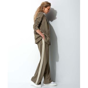 CATNOIR Damen Hose 261-4422-1 – Hose in Heavy Jersey mit Seitenstreifen 38