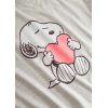 CODELLO Damen Longsleeve 61B0006 – Peanuts™ Langarmshirt aus Baumwollmischung mit Snoopy-Print in Grau