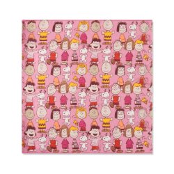 CODELLO Loop 61S0058 – Peanuts™ Loop-Schal aus recyceltem Polyester mit Charakter-Print in Rosa