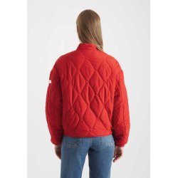 FRIEDA & FREDDIES Damen Wendeblouson 261736 – leichter Steppblouson Rot/Rosé,