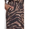 RINO&PELLE Damen Hose Darja Regular.70026 – Wide Leg Pants in Brown Zebra