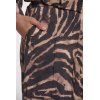 RINO&PELLE Damen Hose Darja Regular.70026 – Wide Leg Pants in Brown Zebra 42