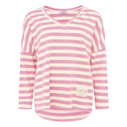 ZWILLINGSHERZ Damen Shirt 2014Alok‑13 – Gestreiftes...