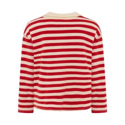 ZWILLINGSHERZ Damen Shirt 2016AAO_015 – Gestreiftes...