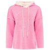 ZWILLINGSHERZ Doubleface Hoodie 2021‑45467_880_898.0_02 „Positive Mind“ Kapuzenpullover in Rosa/Beige L/XL