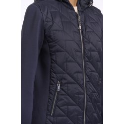 RINO&PELLE Damen Jacke Darbi.7002621 – Jacke mit Steppeinsatz vorne in Dark Navy 36