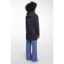 RINO&PELLE Damen Jacke Darbi.7002621 – Jacke mit Steppeinsatz vorne in Dark Navy 42