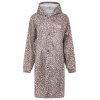 ZWILLINGSHERZ Regenmantel 4616AAA-025 – Leopard‑Print Regenjacke mit Kapuze & Druckknöpfen