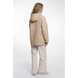 RINO & PELLE Damen Jacke Faylinn.7002621 – Reversible Wendejacke mit Leo‑Print 44