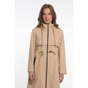RINO&PELLE Damen Raincoat Sheyla.7002621 – Regenmantel in Sand / Orange