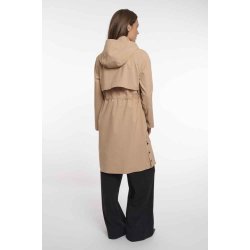 RINO&PELLE Damen Raincoat Sheyla.7002621 – Regenmantel in Sand / Orange 44