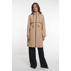 RINO&PELLE Damen Raincoat Sheyla.7002621 – Regenmantel in Sand / Orange 44