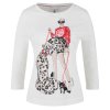 SPORTALM Damen Shirt 250312‑0003 – 3/4‑Arm Shirt mit Pailletten‑Highlights 38