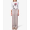 SPORTALM Damen Hose 6503000‑0201 – Weite Hose mit elastischem Bund 40