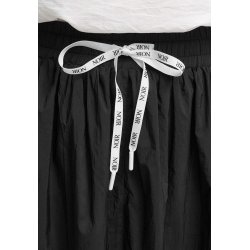 CATNOIR Damen Midirock 262‑5510‑1 – Sportlicher Nylon‑Midirock mit NOIR‑Tunnelzug & Seitenstreifen